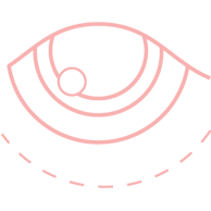 Icono de ojo simbolizando las habilidades de la Dra. Grecia en procedimientos de cirugía estética ocular, en Tijuana, Baja California